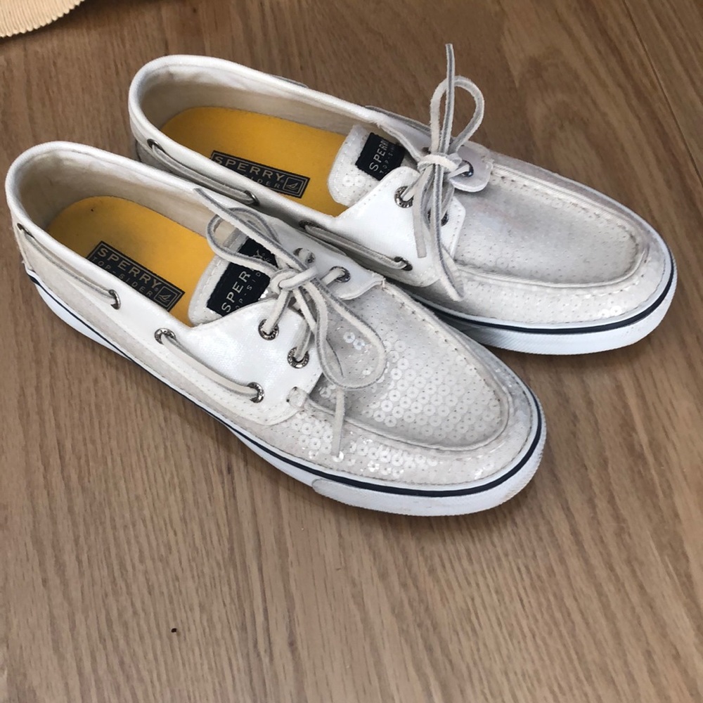 Sperry top-sider - Bahama white sequins